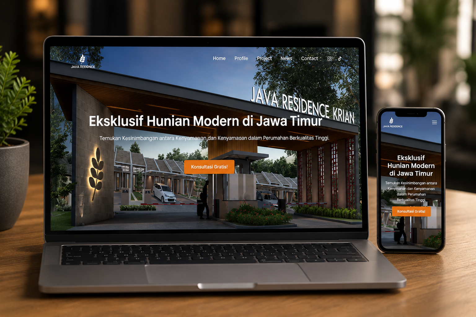 Website Mas Bowo Sales Properti Java Residence